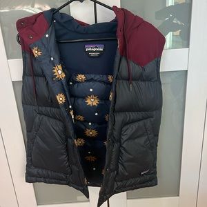 Patagonia women’s Bivy two-tone pepper vest size medium